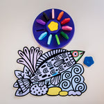 Load image into Gallery viewer, Toddler Flower Crayons 12 pk- Djeco
