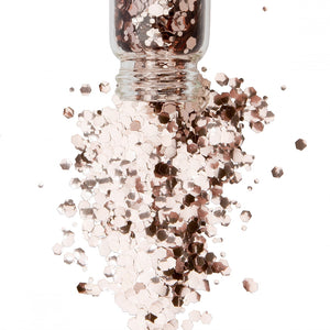 Real Rose-Gold Certified Biodegradable Bio-Glitter® 10g Jar