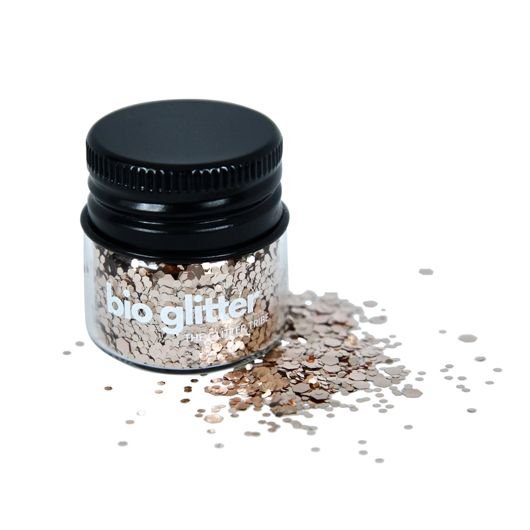Real Rose-Gold Certified Biodegradable Bio-Glitter® 10g Jar