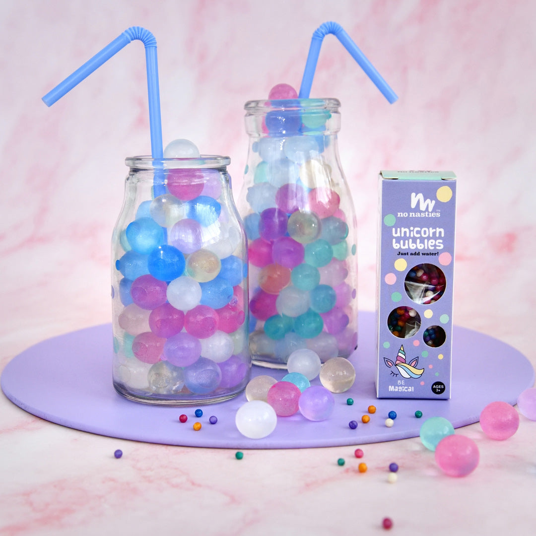 Unicorn biodegradable water beads- No Nasties Kids