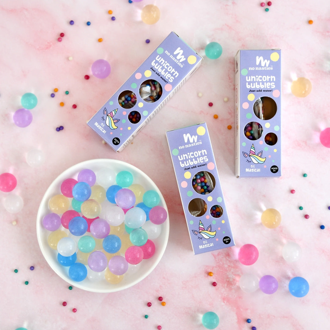 Unicorn biodegradable water beads- No Nasties Kids